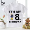 Birthday Tshirt Fireman Sam Kids Birthday Gift T shirt Children Cartoon Bing Rabbit Bunny Funny Printing 8