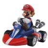 Super Mario Bros Figures 13Cm Japan Anime Luigi Dinosaurs Donkey Kong Bowser Kart Pull Back Car 4