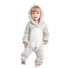 Baby Girls rompers new born baby Clothes Hooded Boys Kids jumpsuit Brand Long Sleeve Soft Flannel Mouse