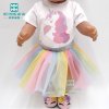 Unicorn šatičky pro American girl a Baby Born 43 cm