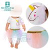 Unicorn šatičky pro American girl a Baby Born 43 cm