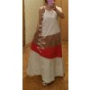 ZANZEA dámské letní patchwork dlouhé maxi šaty