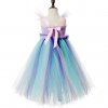 4 Vestido Infantil Real 2019 Girls Tutu Dress Baby Fluffy Tulle With Butterfly Wing Halloween Kids Party