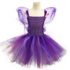 2 Vestido Infantil Real 2019 Girls Tutu Dress Baby Fluffy Tulle With Butterfly Wing Halloween Kids Party