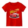 4 2020 New Summer 95 cars Boy T Shirt Cotton Short Sleeve T shirt Print Children s