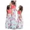 0 Mother Daughter Dresses Outfits Sleeveless Long Dress Mom And Daughter Dress Girls Mother And Me Dress (1)