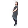 Be MaaMaa Těhotenské šaty/tunika BELLA - grafit (Velikosti těh moda S/M)