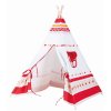 stan pro deti teepee typi bily cerveny