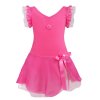 4 IEFIEL Girls Kids Ballerina Ballet Dress Gymnastics Leotard Ballet Tutu Dress Dancewear Girls Ballet Dance Fairy
