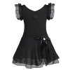 0 IEFIEL Girls Kids Ballerina Ballet Dress Gymnastics Leotard Ballet Tutu Dress Dancewear Girls Ballet Dance Fairy