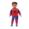 8 Doll Clothes 3Pcs Set Hat Sweater Jeans For 18 Inch American 43 Cm Born Logan Boy