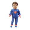 10 Doll Clothes 3Pcs Set Hat Sweater Jeans For 18 Inch American 43 Cm Born Logan Boy