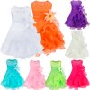 2 iiniim Vestido infantil festa Baby Girls Dress Baptism Toddler Gown Pageant Dress Pearls Princess for Wedding (1)