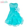 1 iiniim Vestido infantil festa Baby Girls Dress Baptism Toddler Gown Pageant Dress Pearls Princess for Wedding (1)