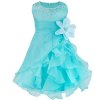 3 iiniim Vestido infantil festa Baby Girls Dress Baptism Toddler Gown Pageant Dress Pearls Princess for Wedding