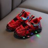 4 2020 Boys Glowing Light Sneakers Spring and Autumn Fashion Children Sport Shoes Luminous Baby Cartoon Causal