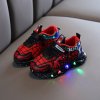2 2020 Boys Glowing Light Sneakers Spring and Autumn Fashion Children Sport Shoes Luminous Baby Cartoon Causal