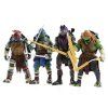 Set 4 ks figurek Želvy Ninja, 12-14 cm