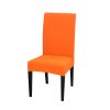 7 Solid Color Chair Cover Spandex Stretch Elastic Slipcovers Chair Covers White For Dining Room Kitchen Wedding