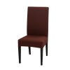 3 Solid Color Chair Cover Spandex Stretch Elastic Slipcovers Chair Covers White For Dining Room Kitchen Wedding