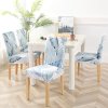 2 Dining Chair Cover Spandex Elastic Pastoral Print Modern Slipcovers Furniture Cover Kitchen Wedding housse de chaise