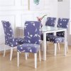 11 Dining Chair Cover Spandex Elastic Pastoral Print Modern Slipcovers Furniture Cover Kitchen Wedding housse de chaise
