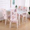 18 Dining Chair Cover Spandex Elastic Pastoral Print Modern Slipcovers Furniture Cover Kitchen Wedding housse de chaise