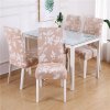 21 Dining Chair Cover Spandex Elastic Pastoral Print Modern Slipcovers Furniture Cover Kitchen Wedding housse de chaise