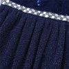5 6 14T Teen Girls Sleeveless Sequined Floral Lace Shiny Dress Vestido de festa for Weeding Formal