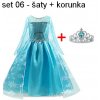 Dětský kostým s flitry -  Frozen, Královna Elsa