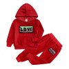 10 2019 Spring Autumn Girls Sport Suit Cool Wings Hooded Tracksuit Kids Clothes Boys Outfits Suits Children