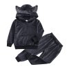 13 2019 Spring Autumn Girls Sport Suit Cool Wings Hooded Tracksuit Kids Clothes Boys Outfits Suits Children (1)