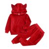 14 2019 Spring Autumn Girls Sport Suit Cool Wings Hooded Tracksuit Kids Clothes Boys Outfits Suits Children (1)