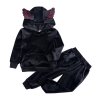 15 2019 Spring Autumn Girls Sport Suit Cool Wings Hooded Tracksuit Kids Clothes Boys Outfits Suits Children (1)