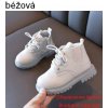 Kožené kotníkové botičky - podzimní, bez kožíšku