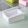 Hoomall Refrigerator Storage Box Kitchen Food Container Fresh Spacer Layer Storage Rack Pull out Drawer Fresh White