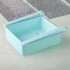 Hoomall Refrigerator Storage Box Kitchen Food Container Fresh Spacer Layer Storage Rack Pull out Drawer Fresh Blue