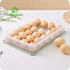JiangChaoBo Can Be Stacked Refrigerator Egg Storage Box 24 Egg Care Kitchen With A Dust Proof 2