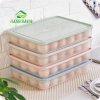 JiangChaoBo Can Be Stacked Refrigerator Egg Storage Box 24 Egg Care Kitchen With A Dust Proof 4