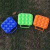 1pc Plastic 12 Grids Portable Camping Picnic Barbecue Outdoor Egg Box Convenient Kitchen Egg Storage Boxes 15