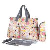 New multifunctional diaper bags mother bag high quality maternity mummy nappy bags flower style mom handbag as picture (5)