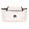 Cute Floral Baby Hanging Basket Stroller Bag Mummy Stroller Travel Nappy Bags Water Bottle Storage Nursing 10