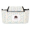 Cute Floral Baby Hanging Basket Stroller Bag Mummy Stroller Travel Nappy Bags Water Bottle Storage Nursing 12