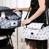 Cute Floral Baby Hanging Basket Stroller Bag Mummy Stroller Travel Nappy Bags Water Bottle Storage Nursing 1