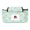 Cute Floral Baby Hanging Basket Stroller Bag Mummy Stroller Travel Nappy Bags Water Bottle Storage Nursing 9