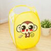 New Foldable Clothes Storage Baskets Mesh Dirty Clothes Laundry Basket Portable Sundries Organizer Toys Container 258469 Monkey