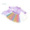 Sety s duhovou sukní pro American girl a Baby Born 43-45 cm
