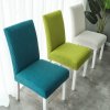 Elastické potahy na jídelní židli voděodolné jednobarevné 55x60 cm