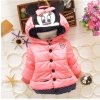 Big Size Baby Girls Jackets 2017 Autumn Winter Jacket For Girls Winter Minnie Coat Kids Clothes pink