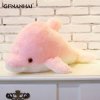 1pc 45cm Luminous Plush Dolphin Dolls Kawaii Light Up Dolphin Pillow Stuffed Toys Colorful Dolphin Plush 4